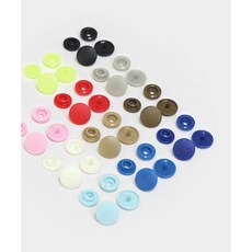 퀼트스타 [알뜰패키지] 고나(GONA) T단추 티단추 무광 세트 12.5mm_11컬러, 1세트, 11색
