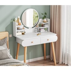 800서랍 거울포함, 화장대, 흰색