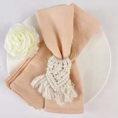 냅킨 세트 4장 크리스마스 테이블 패브릭 30x45cm, 4개, 4pcs peach pink