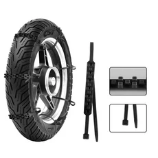 범용 타이어 케이블 두 바퀴 및 세 전기 자동차 오토바이용 무연마 미끄럼 방지 체인