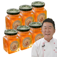 [TV홈쇼핑정품 인포벨]전철우 고산 청정지대 야생 야생꿀 벌꿀 부모님 어르신 건강 선물 대용량 사양벌꿀, 6개, 250g