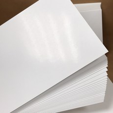 Fion B5/B6亮面西卡紙400磅，A5/A6厚卡，DIY空白卡片、字卡、閃卡、酷卡、教學卡片最佳選擇, 1個, 9x12.5cm-100張