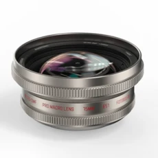 Fotorgear 레트로 시리즈 전화 렌즈 8mm Fisheye len 광각 매크로 인물 1.55x 아나모픽, 05 75mm Macro