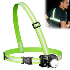 Hazovo 1000루멘 러너를 위한 매우 밝은 러닝 라이트 - 6가지 조명 모드 90° 조절 가능 USB-C 충전식 IPX4 방수 야간 조깅 하이킹 걷기용 반사