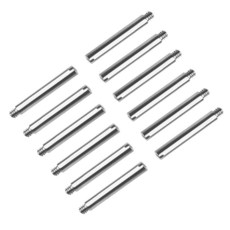 HiCycle2 롤렉스 시계 스트랩 팔찌 스테인리스 스틸 서브마리너 GMT 데이트저스트 오이스터용 나사 링크 핀 튜브 교체품 12개 실버.