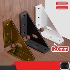 ㄱ자 코너 앵글 90도 직각 브라켓 가구 선반 고정용, 23. 20x20x16mm 10개