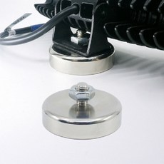 코벡사 써치라이트 고정 자석 실버 조립식 원형 마그네틱 브라켓