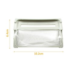 LG洗衣機濾網 卡入式棉絮過濾網 洗衣機配件, 白色, 1個