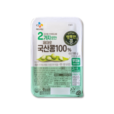 CJ 2가지로만 제대로 국산콩 두부 부침용, 4개, 180g