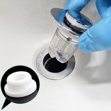 루비온 욕실 세면대 전용 트랩 해충 악취 차단, 1개