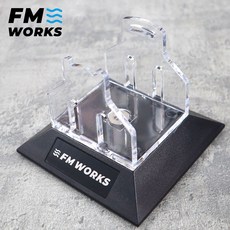 FM웍스 릴스탠드 디스플레이 보관 아크릴 거치대, 1개