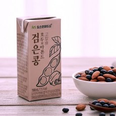 네이처세븐 효소분해 검은콩 호두 아몬드 고칼슘 두유, 48개, 190ml