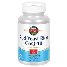 KAL 紅麴米輔酶Q10錠 60mg, 1個, 30 件