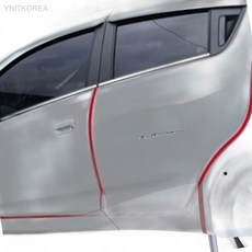 유니드잇 아트로마 자동차 도어 엣지 몰딩 실리콘가드, 회색1m