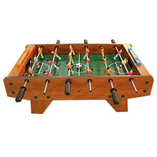 迷你桌上足球檯，兒童益智玩具，親子互動遊戲，簡易操作，耐用材質，色彩鮮明, 原木, 1個