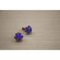 傘型 派大星 白鐵燒鈦 鍍鈦 大牌螺絲 大頭螺絲 M6X20MM 鈦合金色 BWSR DIO BWSX 四代勁戰 星型, 單一隻