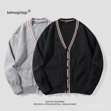 優選大碼開衫男 秋冬季新款 潮牌ins 開衫毛衣 男士情侶 寬鬆百搭 打底衫男裝 外套開衫