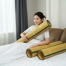 대나무죽부인 원통형 여름 청량 통풍 체온 낮춤 쿨링, B1 원통형 죽부인(대형17X110)