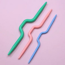 활모양 트위스트 뜨개질 도구 꽈배기 바늘ful6+1JJA