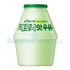 빙그레 메로나맛 우유, 1개, 240ml