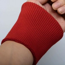 글로아픽 밑단패딩 니트 다리 소맷부리 손목밴딩 수선, AJ. 빨간 소매