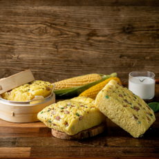 찰옥수수빵 술빵 5개세트 옛날 술빵 옥수수빵, 350g