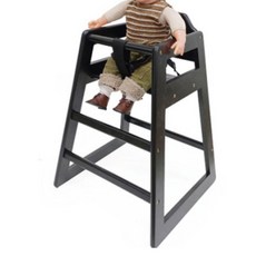 아기 식탁의자 하이체어 유아 식당 이유식 의자 휴대용, 색상/블랙