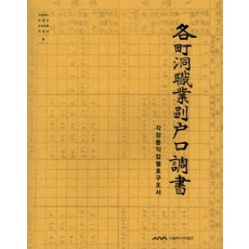 各町洞職業別戶口調查書, 首爾歷史博物館, 首爾歷史博物館 編著