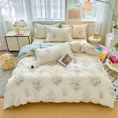 床單床笠【100%純棉不含化纖】HF, 仙草-【100%純棉不含化纖】HF,1.5m床單款四件組【2.0*2.33