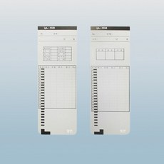 유림 YL-103 지각 일수 표시 출퇴근 기록지 100개