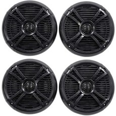 록빌 Rockville 로크빌 4 RMSTS80B 8인치 2000와트 방수 해양 보트 스피커 2방향 블랙, 록빌 Rockville 로크빌 4 RMSTS80B 8인