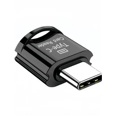 SD 카드 리더기 마이크로 USB OTG 어댑터 USB2.0 TF SDXC MMC RS-MMC SDMicro 휴대용 메모리, 01 Black, 01 Black