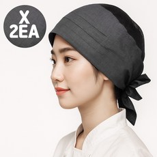 메쉬두건 멜란지 그레이 / 망사형 위생모자, 1개, 멜란지그레이(X2개)