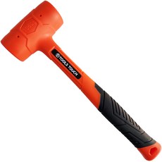 툴스터치 일체형 방진동 고무망치 1050g, 1개