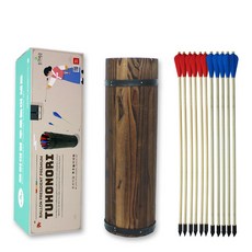 풍선대통령 프리미엄 투호놀이 세트 투호통1개+화살 10개 세트 민속 투호세트 전통놀이 우리나라 활 대한민국 화살 던지기, 1세트, 혼합