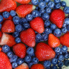 대길푸드 딸기 블루베리 2kg (냉동), 1세트