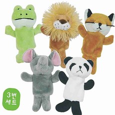 보들이 손가락 동물구성 역할놀이교구