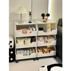 다용도 틈새 수납함 이동식 4단 트롤리 팬트리 정리함, 4. 바스켓 2단