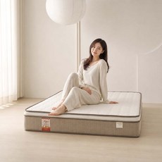 국내생산 본넬 스프링 유로탑 침대 매트리스 25cm 퀸, 단품