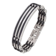 【海夫健康生活館】恩悠數位 NU 能量純鈦手鍊-1b 男款(9HPH0280102)