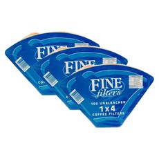 FINE 커피필터 1X4 100매 3세트 (5인 7인용), 상세페이지 참조