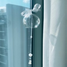 맘스크 테루테루보즈 후우링 일본 유리 풍경 후링 후우린 유리종 현관 문 종, 상세페이지 참조