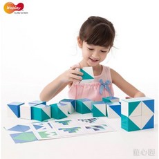 Weplay 藍色海洋積木 平面立體建構 色彩認知 空間概念發展, 1個