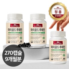 네이처홀릭 마리골드 루테인 20mg 3병 총270캡슐 9개월분, 90정, 3개