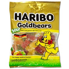 하리보 골드베어 사우어 젤리, 3개, 80g