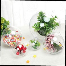 투명구 아크릴볼 원형캡슐 플라스틱공 인테리어소품 장식용품 투명볼 디스플레이용 홈데코 투명케이스, 1개, 투명공 원-11cm