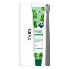 나드 여행용 구취케어 치약 + 2단계 미세모 딥클린 칫솔 + 파우치 세트, 1세트