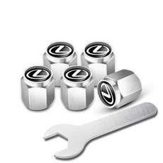 밸브캡 액세서리 장식 캡 금속 에어캡 마개 밸브 커버, 렉서스, 1개