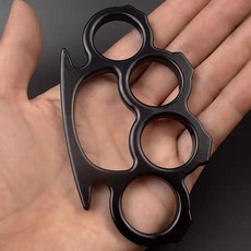호신용너클 호신용품 휴대용너클 너클링 여성호신, 1개, 블랙