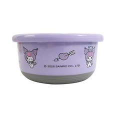 不鏽鋼防滑碗 止滑碗 隔熱碗 波力 雙耳碗 餐碗 幼稚園餐碗 麵包超人 汪汪隊 迪士尼 巧虎 POLI 兒童碗 學習碗, 1個, 大防滑碗-酷洛米 / 0187, 粉